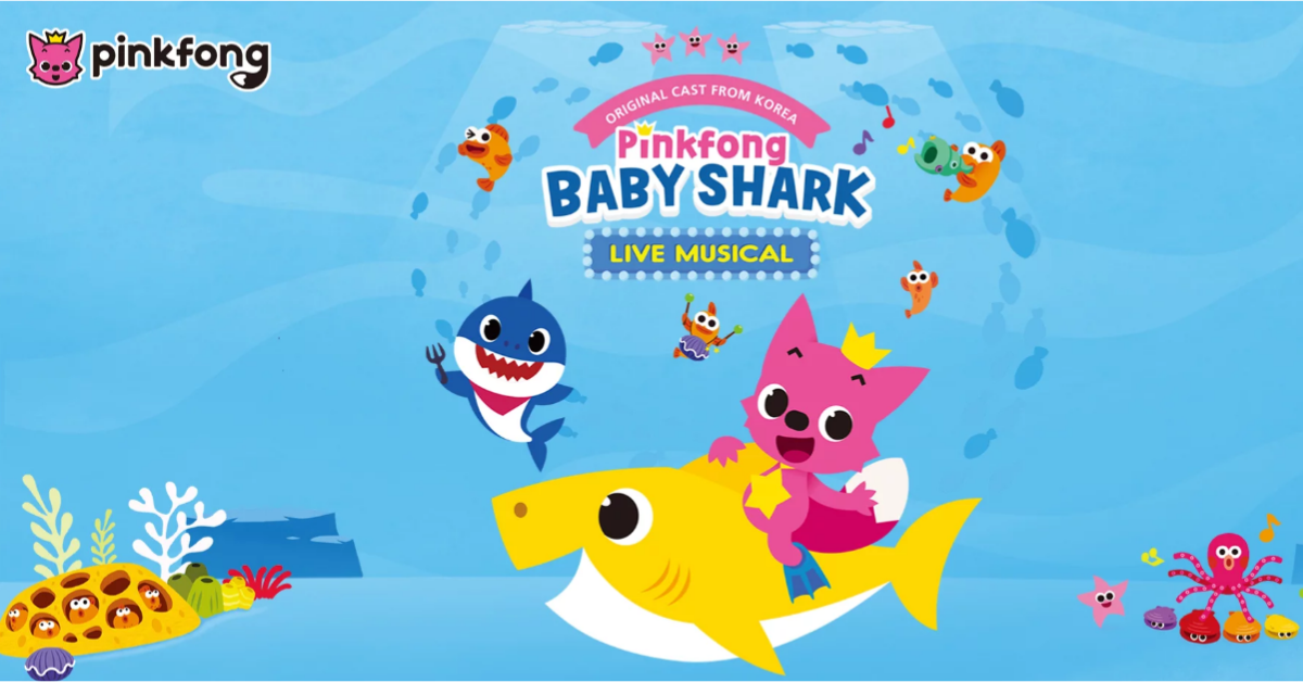 Поставь pinkfong baby shark. Baby Shark. Акуленок Пинкфонг. Беби Шарк Постер. PINKFONG Baby Shark.